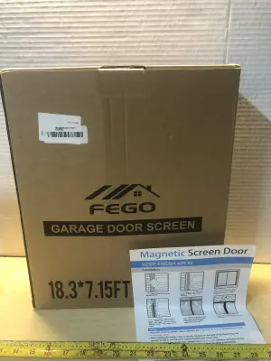 18.3x7.15ft magnetic screen door