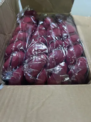 8 pack burgundy cloth