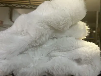 fluffy double sided throw blanket