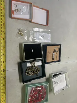 costume jewelery and key chain