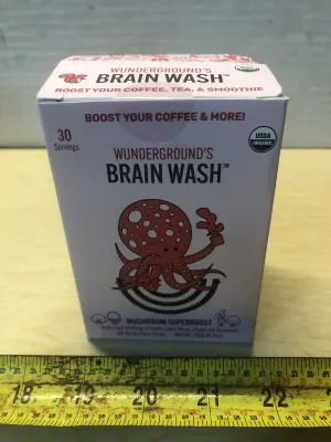 Wundergrounds brain wash mushroom super boost exp:8/26