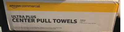 6 rolls Amazon commercial ultra plus center pull towels