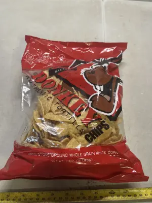 lot of gluten free tortilla chips 04:26