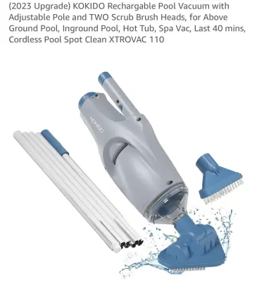 Kokido pool vacuum