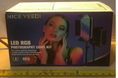 LED RGB photography light kit