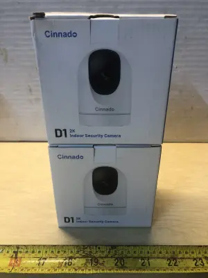 2 boxes Cinnado D1 2K indoor security camera