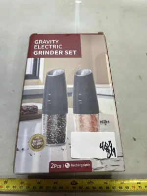 gravity electric grinder set