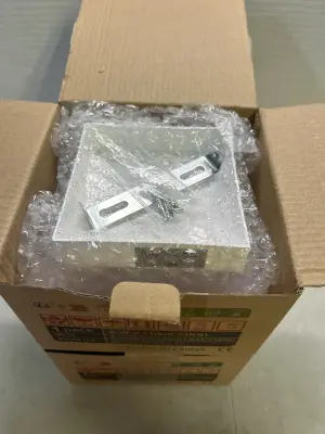 2ct 2 pack white post cap solar lights