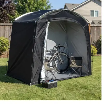 Outdoor portable storage shed similar to image