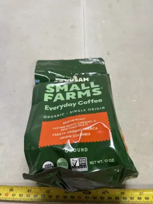 2ct 12 oz small farms organic ground coffee