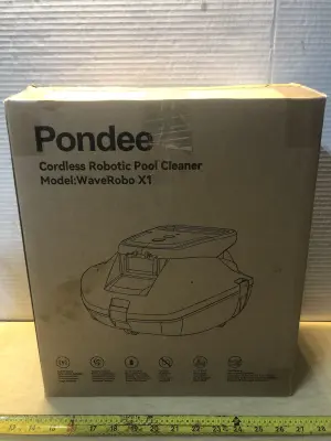 Ponder cordless robotic pool cleaner used as is