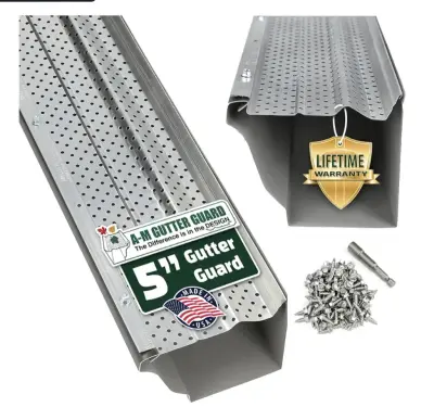 100’x5” Am aluminum leaf guard similar to image