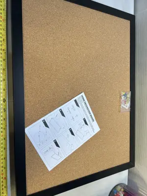 cork board framed