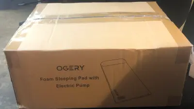 Ogery foam sleeping pad with electric pump