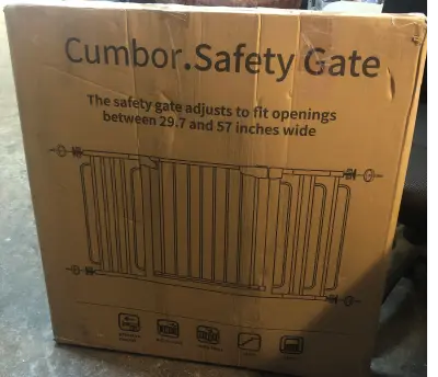 Cumbor safety gate 29.7”-57” wide