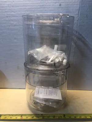 2pc gallon plastic drink dispenser