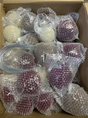 velvet ornament lot burgundy tan brown