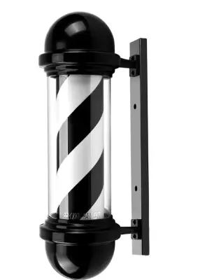 Rotating barber light similar to image