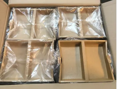 300pc jungle pick paper food containers