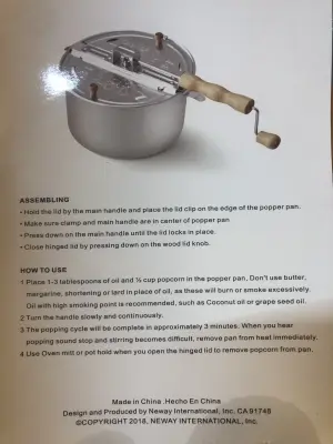 6qt stovetop popcorn popper