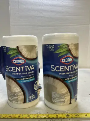 2 cloroc coconut wipes