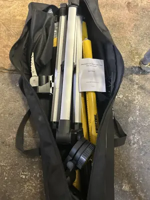 fire core laser level pole with tripod