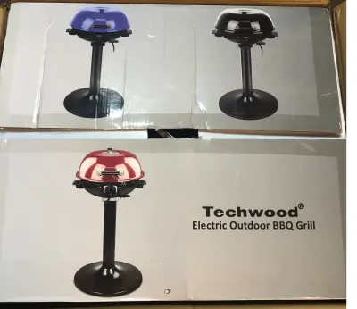 Tech wood electric outdoor bbq grill