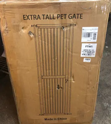 78.74” extra tall pet gate used as is