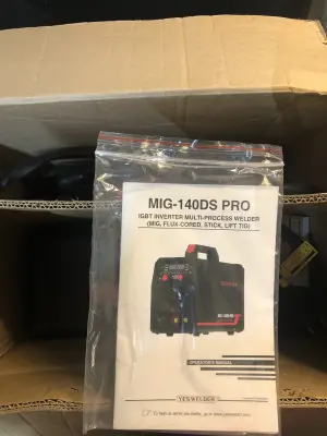 Yes welder mig 140DS pro used as is