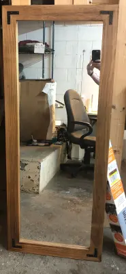 framed full length mirror