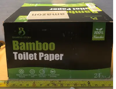 24 rolls bamboo toilet paper