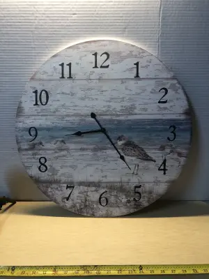 Wooden wall clock