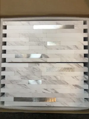 Peel and stick tile 40 sheets faux stone