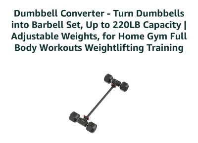 Dumbbell converter similar to image