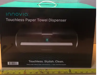 Innovia touchless paper towel dispenser for under the cabinet