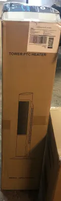 PTC tower heater comes on