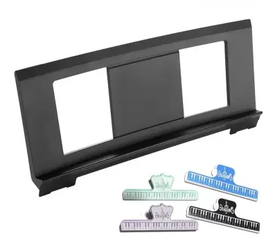 sheet music stand with clips