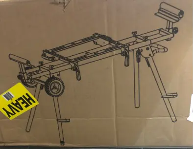 Workess deluxe miter saw stand as is