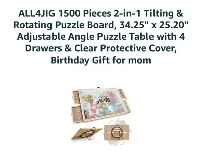 Jigsaw puzzle board similar to image