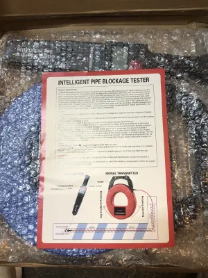 Intelligent pipe blockage tester