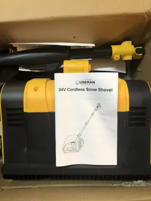 24V cordless snow shovel as is untested