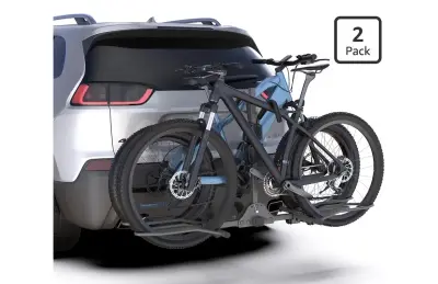 Hitch mounted car bike rack similar to image