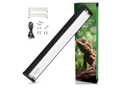 reptile light fixture combo
