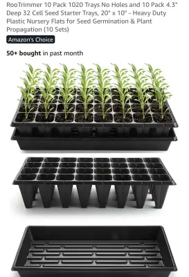 10 pack RooTrimmer 1020 trays with 32 cells similar to image