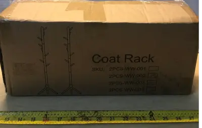 Coat rack 2pc