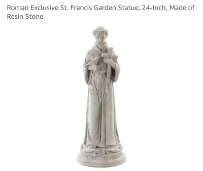St Francis garden statute