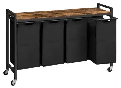 4 section laundry hamper similar to image