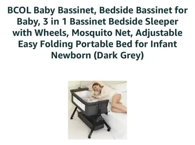 Bedside crib similar to image