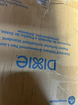 100 dixie grease proof pan liners