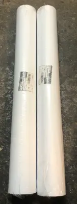 2 rolls white Kraft paper